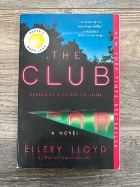 The Club by Ellery Lloyd - Black & Neon Pink Paperback